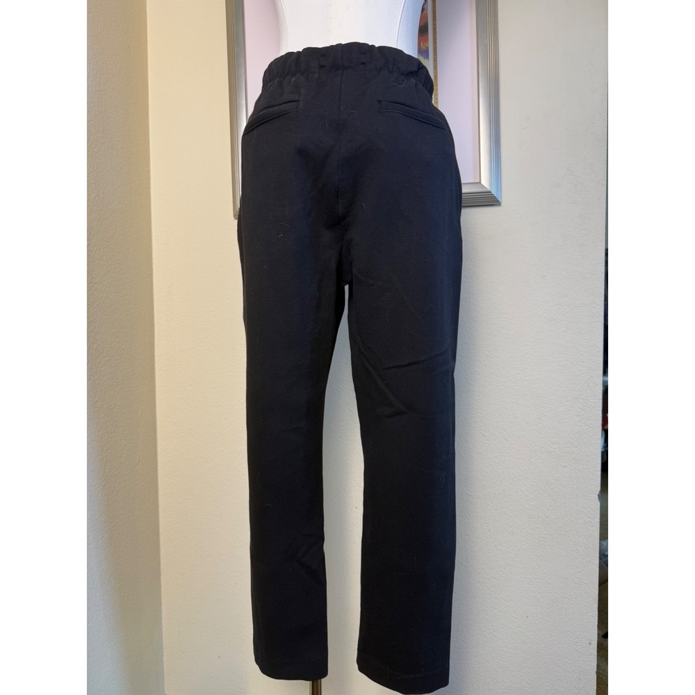 Everlane The Dream Pants Pull On Ankle Tapered Thick | Black | Size Medium - Picture 2 of 10